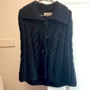 Michael Kors cape wool sweater